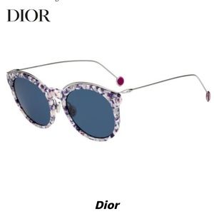 Christian Dior blossom sunglasses violet blue